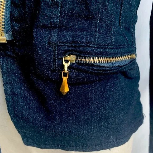 M. Michel stretch jean jacket size Small - Picture 8 of 12